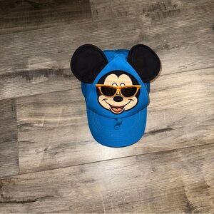 Blue Mickey Mouse Cap with Sunglasses